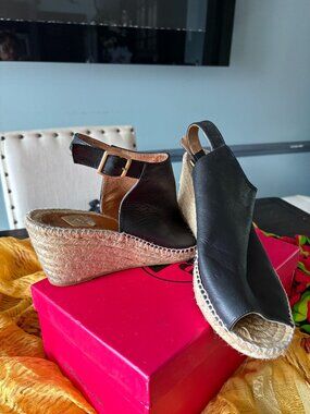 Espadrilles Black Leather